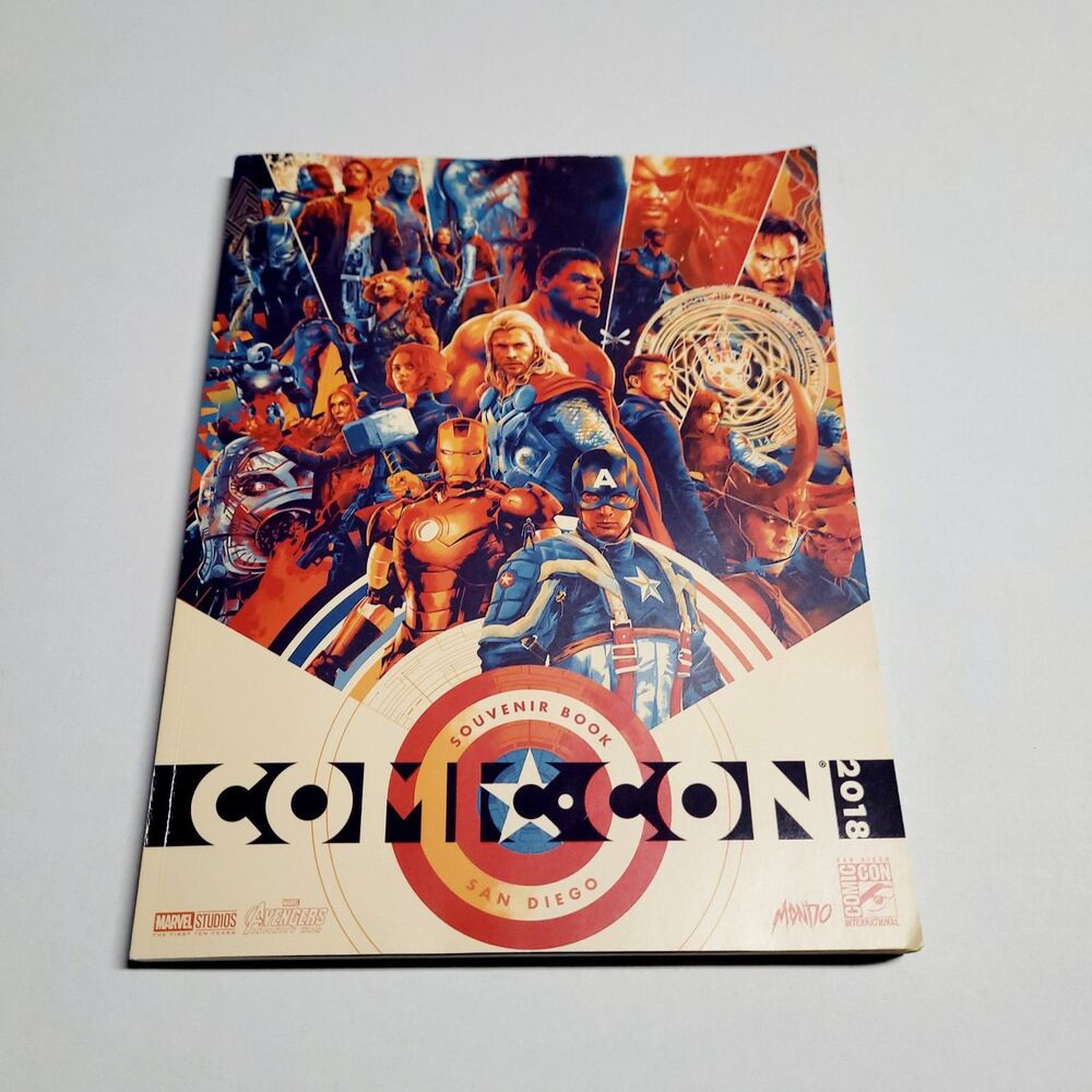 2018 SDCC Convention Souvenir Book Avengers Movie News BTS Marvel Disney EUC - Picture 2 of 11